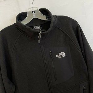The North Face Apex Bionic Softshell Fleece Lined Black Jacket Mens MEDIUM